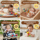 Kit Sensorial para Bebés (Muñeco + Calcetines Sonajero) – Estimula los Sentidos y la Coordinación