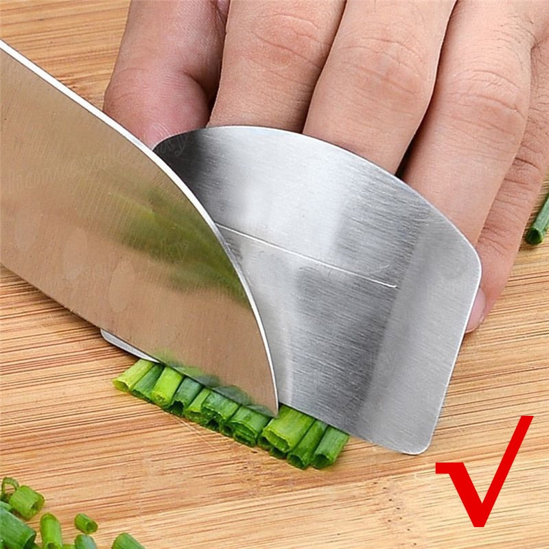 Protector de dedos para cortes de cocina
