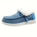 Zapatos de invierno con forro de felpa para mujer