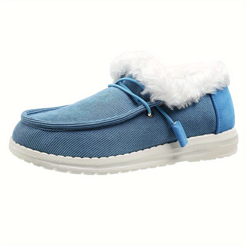 Zapatos de invierno con forro de felpa para mujer