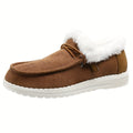 Zapatos de invierno con forro de felpa para mujer