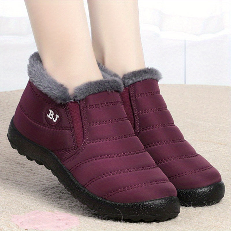 Botas de nieve premium para mujer, cálidas y confortables