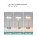 Lámpara de mesa de metal galvanizado LED - Luminaria